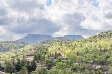 Mountains near Trillo in Guadalajara called the Tits of Viana