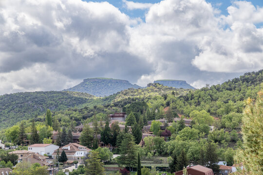 Mountains near Trillo in Guadalajara called the Tits of Viana