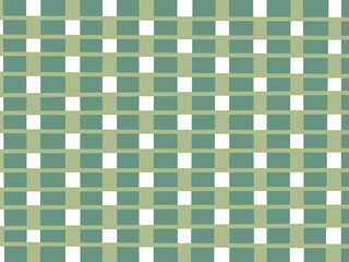 Green Checkerboard Geometric Seamless Pattern