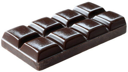 Obraz premium A chocolate bar with a white background