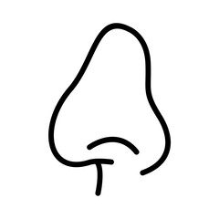 Human Nose Outline Icon