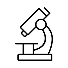 Laboratory Microscope Scientific Tool Icon