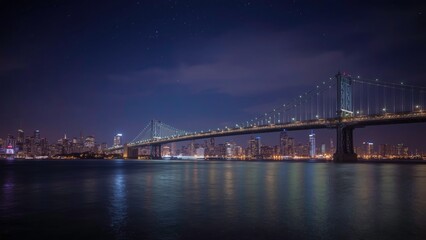 Fototapeta premium bay bridge at night