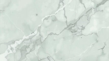 Obraz premium Serene light green marble surface featuring intricate veining patterns creating a soothing, natural stone texture