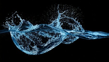 a transparent water waves fluids splashing random swirls waves flow