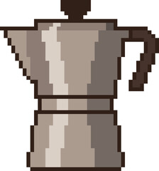 Pixel art Coffee pot