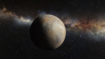 Fototapeta premium Planetary body in deep space