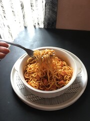 spaghetti and meatballs