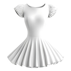 Elegant White Flutter Sleeve Dress: Perfect for Summer Events