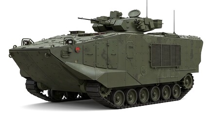 Fototapeta premium Amphibious assault vehicle illustration
