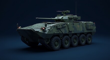 Military armored vehicle tank