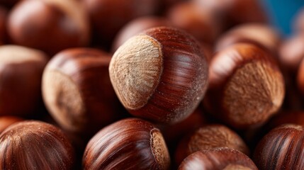 Obraz premium A close up of a pile of nuts, including almonds and cashews