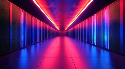 Hyperscale data center airflow optimization model visualizing hot zones, cooling simulations, real-time energy usage, and AI-based thermal management