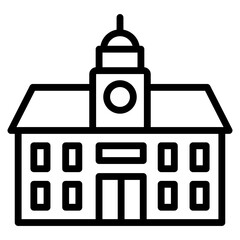 Independence Hall  Icon Element For Design