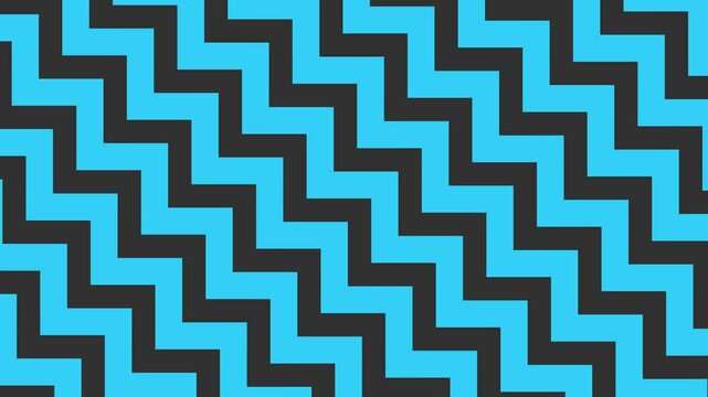 A seamless loop animation of a blue and black zigzag pattern. Perfect for backgrounds or visual effects!