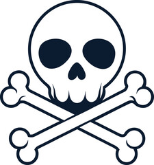 Skull bone Vector Illustration 