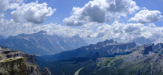 Landscape of the Dolomite Mountains, Ampezzaner Dolomiten (SOIUSA) , Italy