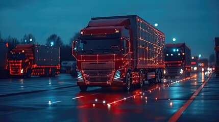 AI route optimization for delivery trucks