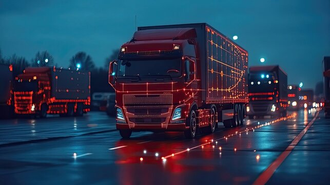 AI route optimization for delivery trucks
