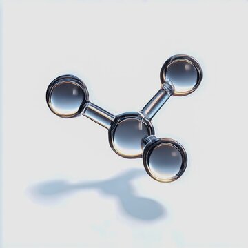 benzene fumes isolated on white
