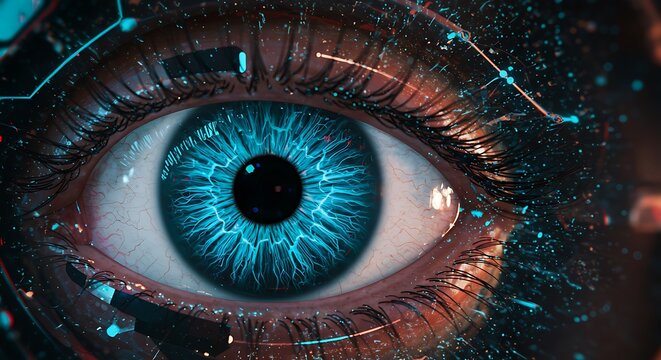 Digital Iris: Cybernetic Bloom