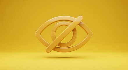 Eye disable privacy icon