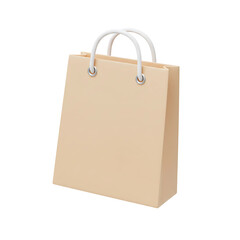 Beige Shopping Bag Mockup