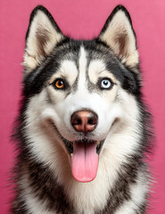 dog, husky, animal, pet, portrait, siberian, malamute, white, canine, breed, fur, wolf, puppy, alaskan, cute, isolated, snow, domestic, mammal, eyes, purebred, winter, blue, pets, siberian husky
