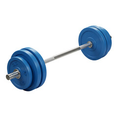 Blue Barbell Weightlifting Equipment