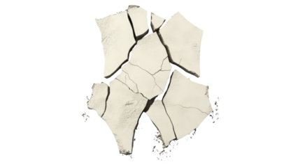 Cracked Earth Texture Background with Distressed Surface and Dry Land Patterns