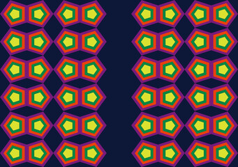 seamless geometric pattern with circles
