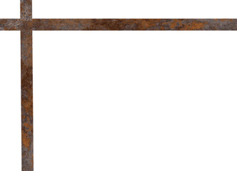 wooden frame for text on white