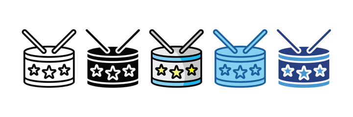 Drum  Icon Element For Design