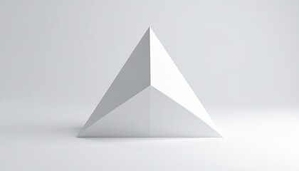 3D tetrahedron, 3D geometric shape