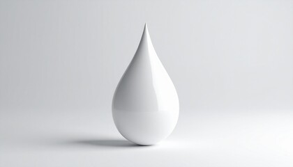 Obraz premium 3D drop shape, smooth drop