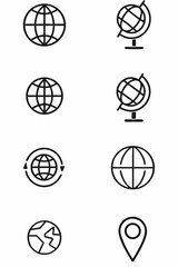 set of icons