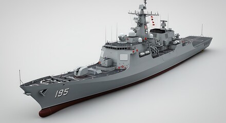 Military warship naval vessel