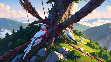 tropical forest landscape