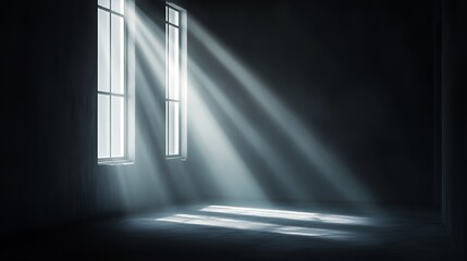 Sunlight streaming through windows