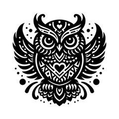 Abstract Black Vector Design Element for Creative Projects and Graphic Illustrations Isolated Shape