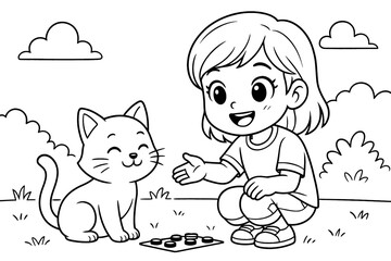 My Hobby Coloring Pages for Kids | Fun Back to School Activity | Kindergarten Printable Worksheets | Simple Black and White Line Art