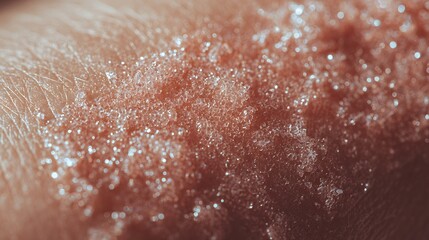 Skin with Water Droplet