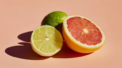 Lime and Grapefruit Still Life