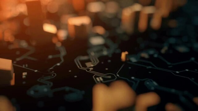 sci fi virtual cities and virtual integrated circuits