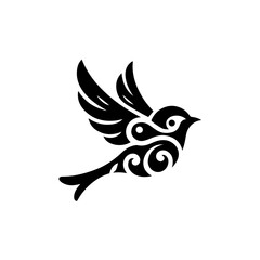 Abstract Black Shape Vector Design Element for Creative Projects and Graphic Design