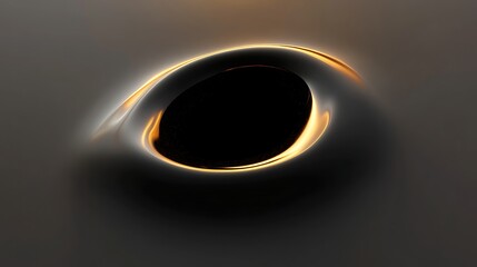 Abstract golden ring design