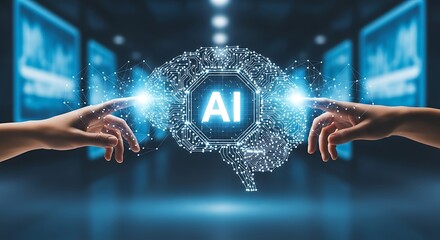 Artificial intelligence conceptual illustration