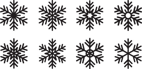 Snowflake vector Christmas icon logo snow Santa Claus Xmas cartoon character illustration symbol graphic