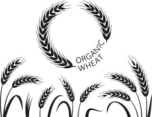 Wheat Laurel Wreath SVG Bundle