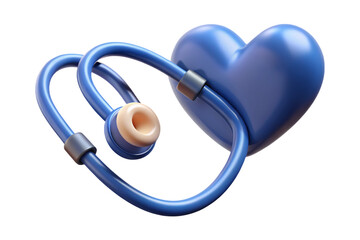 stethoscope isolated on white background